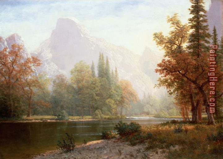 Albert Bierstadt Half Dome Yosemite
